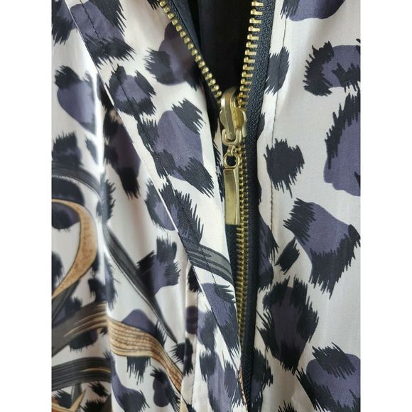 Gils Milano Reversible Leopard Jacket Sz Lg NWOT - Picture 4 of 8